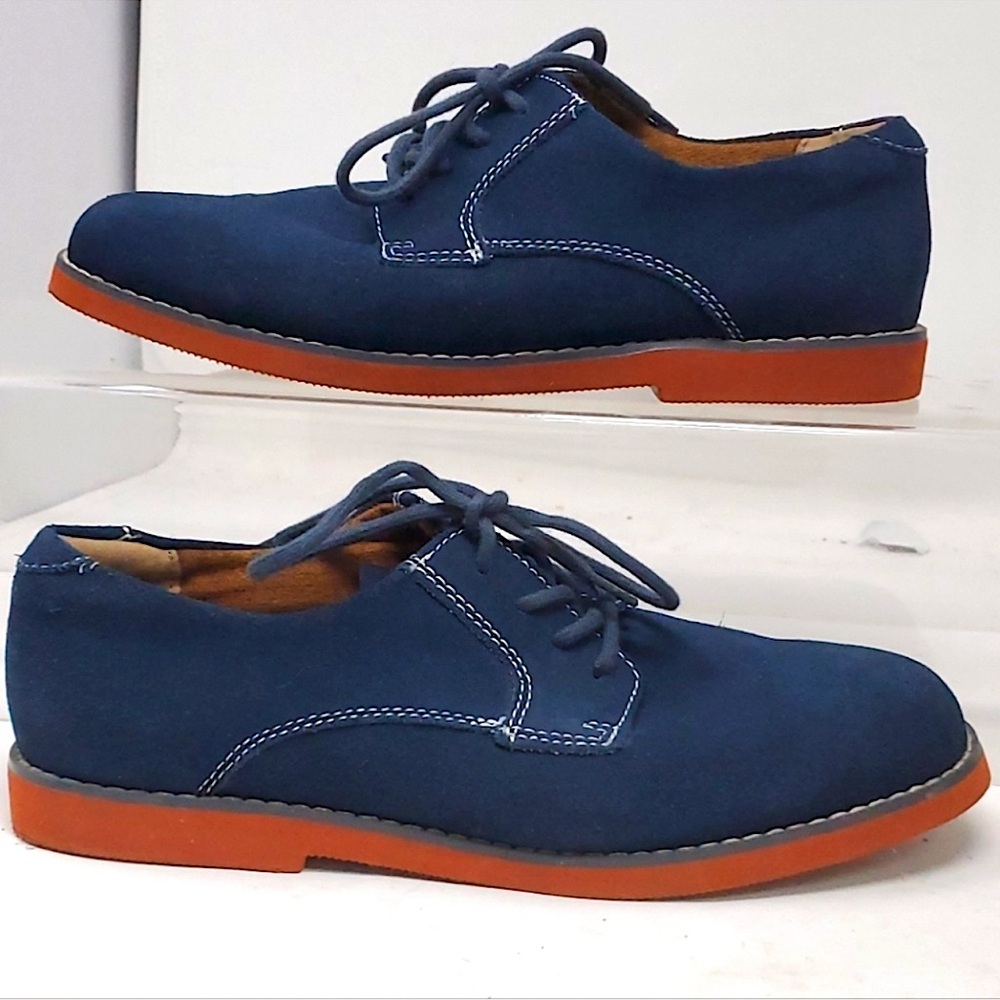 Florsheim Kearney Jr Plain Toe Oxford Blue
Suede Shoes Sz 5